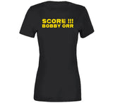 Score Bobby Orr Fred Cusick Call Boston Hockey Fan T Shirt