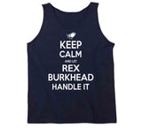 Rex Burkhead Keep Calm New England Football Fan T Shirt