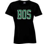 Boston Vintage BOS Boston Basketball Fan T Shirt