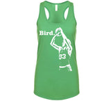 Larry Bird Silhouette BIRD Boston Basketball Fan T Shirt