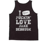 Jake DeBrusk I Love Boston Hockey Fan T Shirt