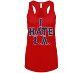 I Hate LA Boston Baseball Fan T Shirt