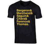 Boston Hockey Fan 2011 Champions Names T Shirt