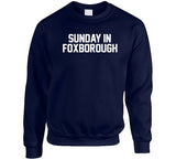 Sunday In Foxborough Game Day New England Football Fan T Shirt