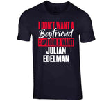 Julian Edelman Boyfriend New England Football Fan T Shirt