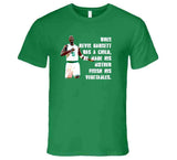 Kevin Garnett Vegetables Quote Boston Basketball Fan T Shirt