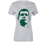 Coach Brad Stevens Big Head Silhouette Boston Basketball T Shirt