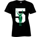 Kevin Garnett Number 5 Retirement Boston Basketball Fan v2 T Shirt