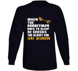 Jake Debrusk Boogeyman Boston Hockey Fan T Shirt