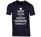 Heath Hembree Keep Calm Boston Baseball Fan T Shirt
