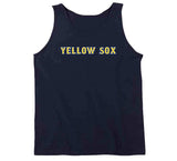 Yellow Sox Boston Baseball Fan  T Shirt