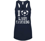 Luis Caicedo I Heart New England Soccer T Shirt