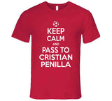 Cristian Penilla Keep Calm Pass To New England Soccer T Shirt
