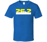 Boston Marathon inspired 26.2 miles City Skyline T Shirt