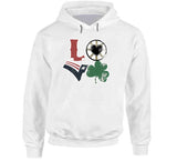 Boston Sports Teams Boston Love Hockey Basketball Football Baseball Fan T Shirt