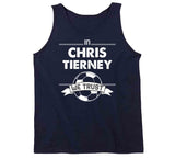 Chris Tierney We Trust New England Soccer T Shirt