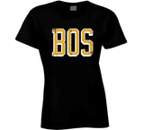 Boston Vintage BOS Hockey Fan T Shirt