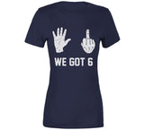 We Got 6 Titles Champions New England Football Fan T Shirt