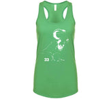Larry Bird Bird Goat 33 Legend Boston Basketball Fan Green T Shirt