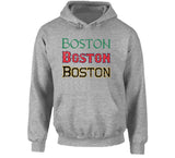 Boston Home Team Distressed Sports T Shirt