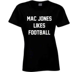 Mac Jones Likes Football New England Football Fan T Shirt