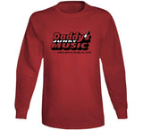 Daddy's Junky Music Retro Boston Music Store Fan T Shirt