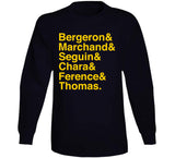 Boston Hockey Fan 2011 Champions Names T Shirt