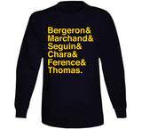 Boston Hockey Fan 2011 Champions Names T Shirt