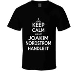 Joakim Nordstrom Keep Calm Boston Hockey Fan T Shirt