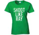 Ray Allen Shoot Like Ray Boston Basketball Fan Distressed T Shirt