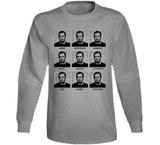 Bill Belichick Moods Of Belichick New England Football Team T Shirt