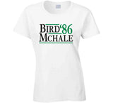 Boston 86 Champions Bird Mchale 86 Boston Basketball Fan T Shirt