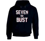 Seven or Bust New England Football Fan T Shirt