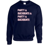 Party And Duck Boats New England Football Fan T Shirt