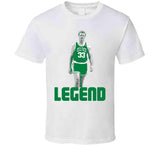 Larry Bird Legend GOAT Boston Basketball Fan T Shirt