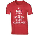 Femi Hollinger Janzen Keep Calm Pass To New England Soccer T Shirt