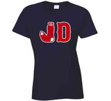 JD Martinez JD Socks Boston Baseball Fan Distressed T Shirt
