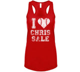 Chris Sale I Heart Boston Baseball Fan T Shirt