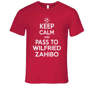 Wilfried Zahibo Keep Calm Pass To New England Soccer T Shirt