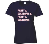Party And Duck Boats New England Football Fan T Shirt