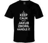 Jakub Zboril Keep Calm Boston Hockey Fan T Shirt