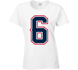 6 Titles New England Football Fan v3 T Shirt