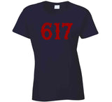 Boston Area Code Boston Baseball Fan T Shirt