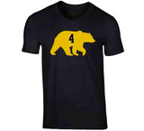 Bobby Orr Bear Silhouette Boston Hockey Fan T Shirt