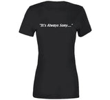 Sony Michel Its Always Sony New England Football Fan T Shirt