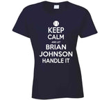 Brian Johnson Keep Calm Boston Baseball Fan T Shirt