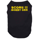 Score Bobby Orr Fred Cusick Call Boston Hockey Fan T Shirt