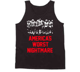 America's Worst Nightmare New England Football Fan T Shirt