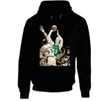 Larry Bird Jump Shot Boston Basketball Fan T Shirt