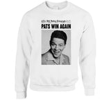 New England Wins Again Biff Back To The Future  Football Fan T Shirt